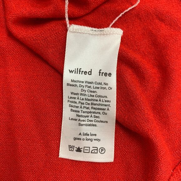 Wilfred Free Split Hem Muscle Tank Womens M Medium Racerback High Neck Crop Top - Picture 10 of 13